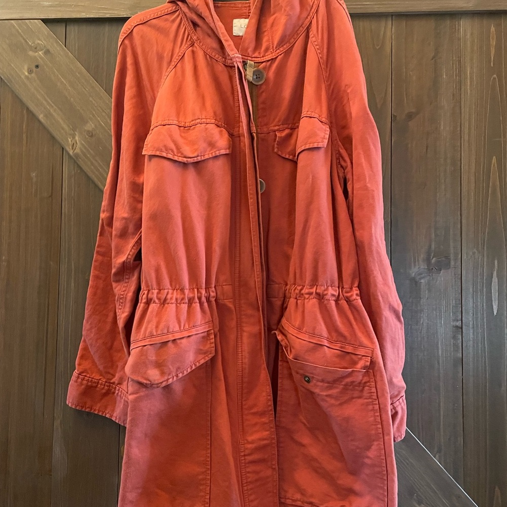 LOFT Rust Utility Jacket